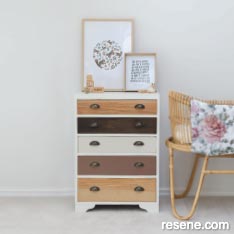 Upcycled drawers