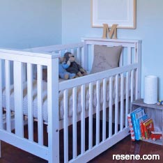 Baby blue nursery