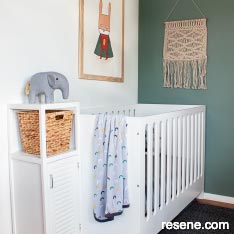 Feature walls in nursery