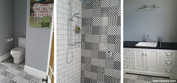 bathroom and tile details