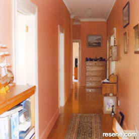 Orange hallway