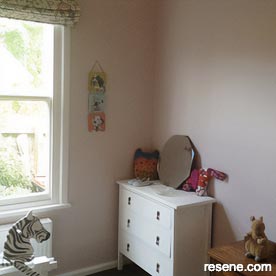 Light pink girl's room