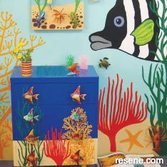 Under the sea themed drawers