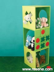 Cute and colourful storage cubes