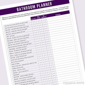 Bathroom planner