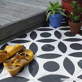 Simple painted pavers