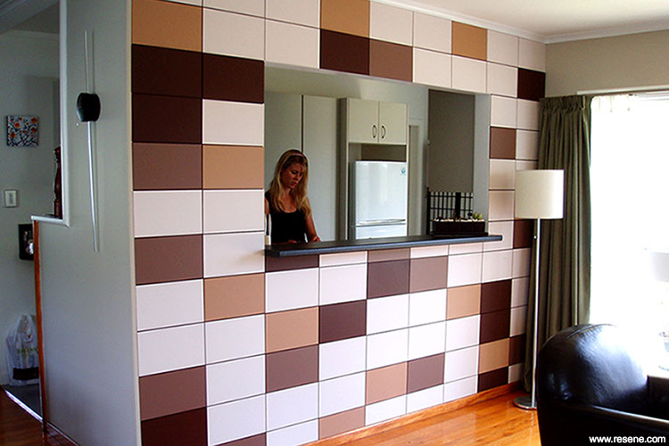 Tile feature wall