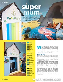 super mum wall painting for kids