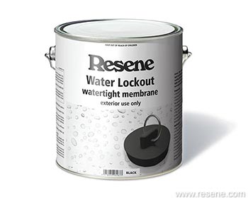 Resene Water lockout - watertight membrane