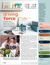 Driving force - a passion for design and colour
