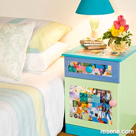 Paint bedside cabinet