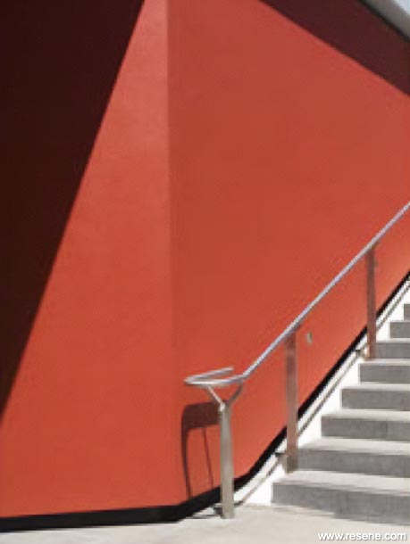 Auckland Business School - red exterior