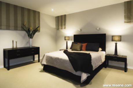 A neutral bedroom colour scheme