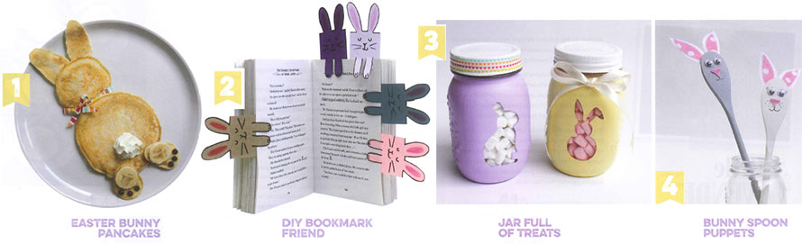 Easter projects with bunnies