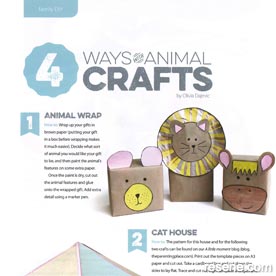 4 ways with animal crafts