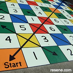 Create a snakes and ladders game variation