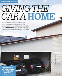 The humble garage is actually a desirable property feature for a rental property