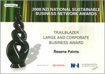 Sustainable Business Network award 2008