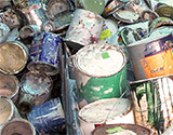 Reduce, reuse and recycle paint and paint containers