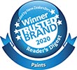 Winner Most Trusted Paint Brand 2020