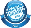 Winner Most Trusted Paint Brand 2023