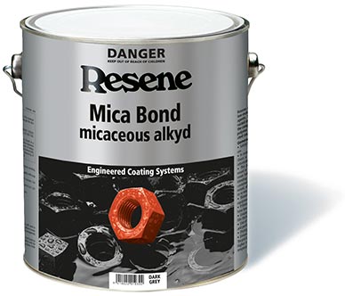 Resene Mica Bond micaceous pigmented alkyd finish