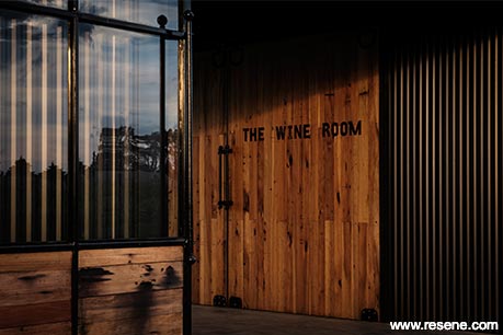 Nature themed winery exterior