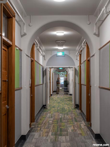 Wier House - hallway colours