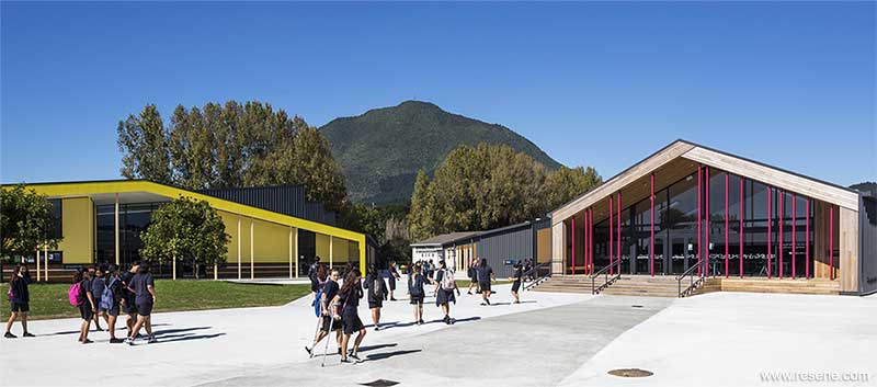 Tarawera High School's new colour scheme took top honours and was the overall winner of the Resene Total Colour Awards 2016