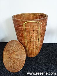 Cane basket before painting