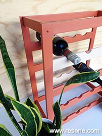 Paint a wine rack
