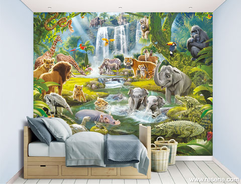 Jungle Adventure mural