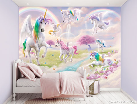 Magical Unicorn mural