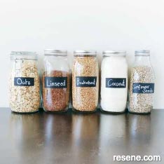 Organise your kitchen with storage jars