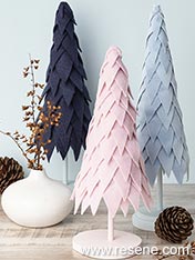 Make a felt fir tree for your Christmas table