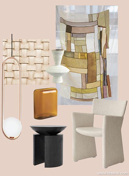 Geometric curtain inspiration and accessories