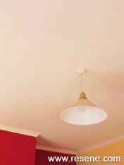 How to freshen up an old ceiling