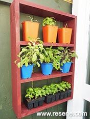 Make greenhouse shelves