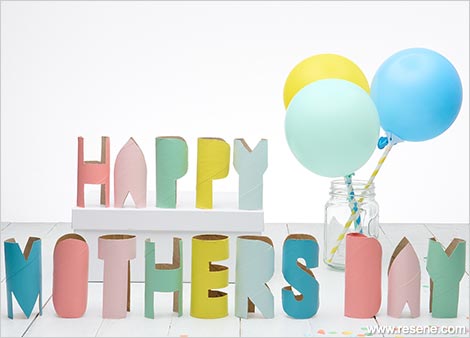 Make a happy mothers day message